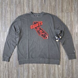 San Francisco Giants New Era 'In State' Sweatshirt Grey Terry Fleece Men's XL